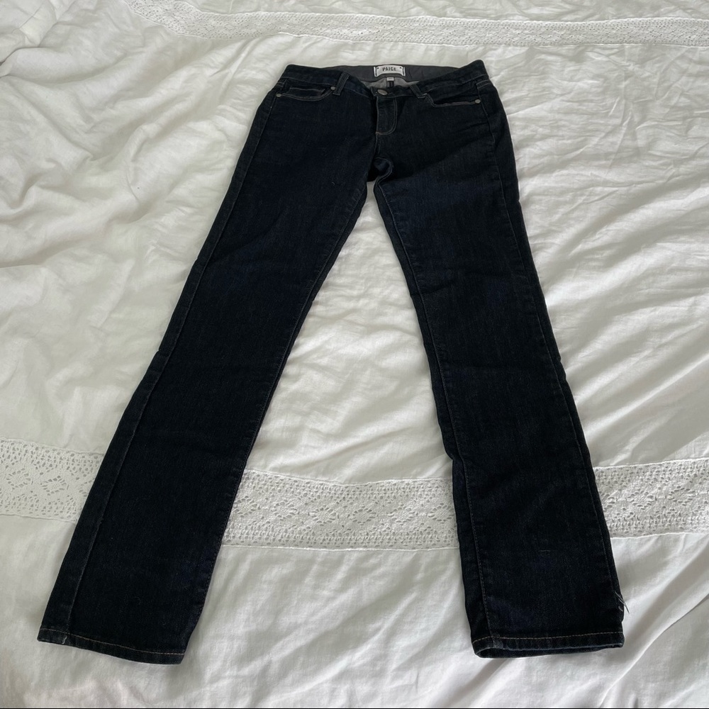 PAIGE Sz 27 Skyline Skinny jeans Dark wash